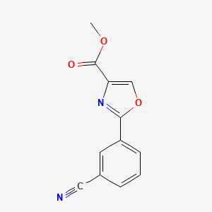 Methyl 2-(3-cyanophenyl)-1,3-oxazole-4-carboxylate