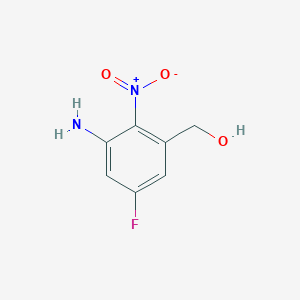 (3-Amino-5-fluoro-2-nitrophenyl)methanol
