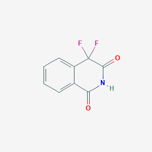 B1377463 4,4-Difluoro-1,2,3,4-tetrahydroisoquinoline-1,3-dione CAS No. 1443981-83-6