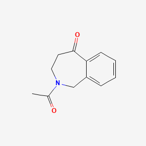 2-acetyl-2,3,4,5-tetrahydro-1H-2-benzazepin-5-one