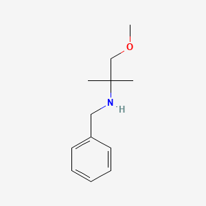 molecular formula C12H19NO B1377479 Benzyl(1-methoxy-2-methylpropan-2-yl)amine CAS No. 1432681-46-3