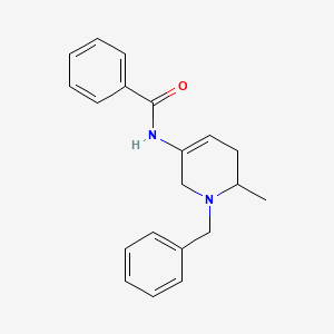 molecular formula C20H22N2O B1377488 N-(1-benzyl-6-methyl-1,2,5,6-tetrahydropyridin-3-yl)benzamide CAS No. 1443979-52-9