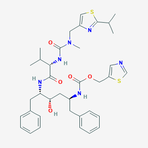 molecular formula C37H48N6O5S2 B137749 利托那韦 4-羟基异构体 CAS No. 202816-62-4