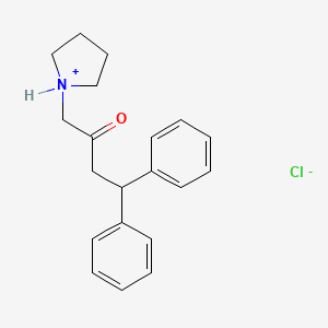 4,4-Diphenyl-1-(1-pyrrolidinyl)-2-butanone hydrochloride