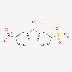 7-Nitro-9-oxofluorene-2-sulfonic acid