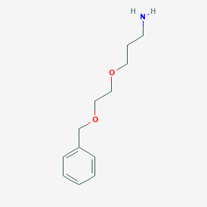 molecular formula C12H19NO2 B1377511 {[2-(3-Aminopropoxy)ethoxy]methyl}benzene CAS No. 1443979-55-2
