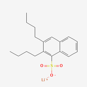 molecular formula C18H23LiO3S B13775113 Lithium dibutylnaphthalenesulfonate CAS No. 94248-46-1