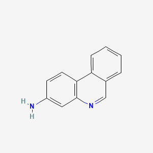 molecular formula C13H10N2 B13775160 3-Phenanthridinamine CAS No. 67240-28-2