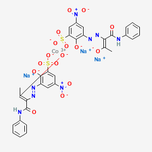 molecular formula C32H22CoN8Na3O16S2 B13775165 Einecs 289-068-2 CAS No. 85959-73-5