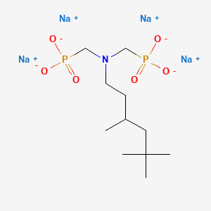 molecular formula C11H23NNa4O6P2 B13775248 Tetrasodium (((3,5,5-trimethylhexyl)imino)bis(methylene))diphosphonate CAS No. 94087-55-5