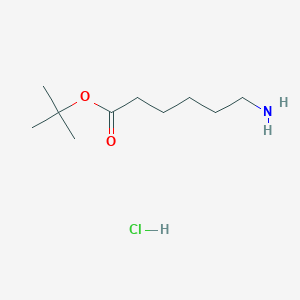 molecular formula C10H22ClNO2 B1377529 6-氨基己酸叔丁酯盐酸盐 CAS No. 316829-43-3
