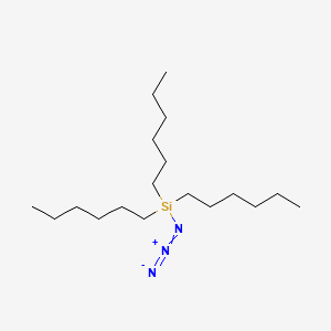 molecular formula C18H39N3Si B13775392 Azidotrihexylsilane CAS No. 67859-76-1