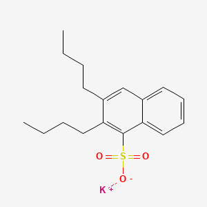 molecular formula C18H23KO3S B13775454 Potassium dibutylnaphthalenesulfonate CAS No. 85409-94-5