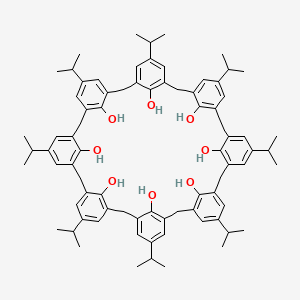 molecular formula C80H96O8 B13775456 p-Isopropylcalix[8]arene 