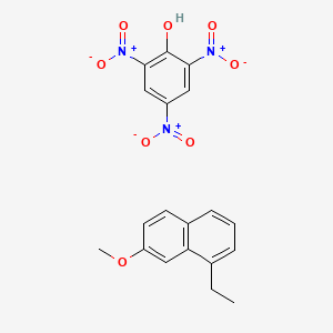 1-Ethyl-7-methoxynaphthalene;2,4,6-trinitrophenol