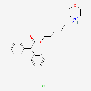 2,2-Diphenylacetic acid (6-morpholinohexyl) ester hydrochloride