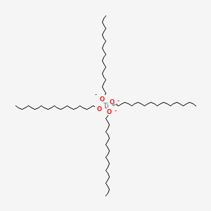 molecular formula C52H108O4Ti B13775524 Titanium tetra(tridecan-1-olate) CAS No. 71965-16-7