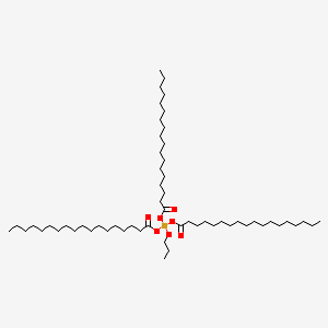 molecular formula C57H112O7Si B13775547 Tri(stearoyloxy)propoxysilane CAS No. 70880-06-7