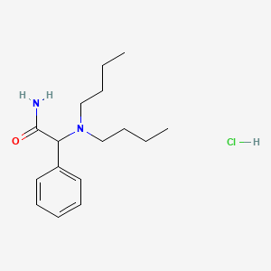 2-(Dibutylamino)-2-phenylacetamide hydrochloride