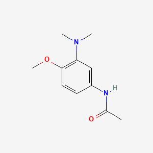 molecular formula C11H16N2O2 B13775584 Acetamide, N-[3-(dimethylamino)-4-methoxyphenyl]- CAS No. 67169-27-1