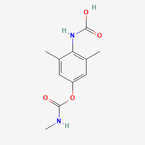 [2,6-Dimethyl-4-(methylcarbamoyloxy)phenyl]carbamic acid