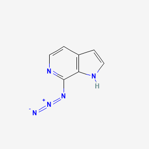 molecular formula C7H5N5 B1377563 7-Azido-6-azaindole CAS No. 1260382-14-6