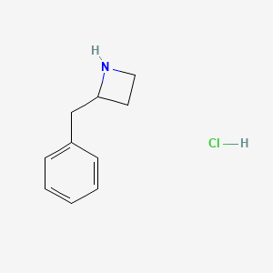 molecular formula C10H14ClN B1377570 2-Benzylazetidine hydrochloride CAS No. 1228452-96-7