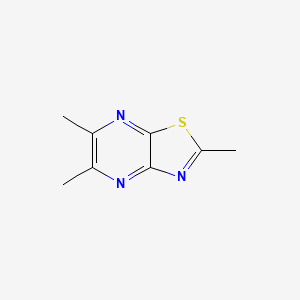 Thiazolo[4,5-B]pyrazine, trimethyl-(9CI)