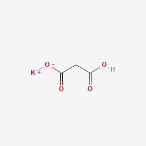 molecular formula C3H3KO4 B13775766 Propanedioic acid, monopotassium salt CAS No. 926-71-6