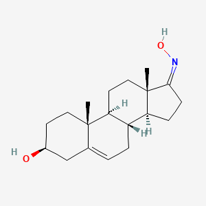 molecular formula C19H29NO2 B13775849 (3S,8R,9S,10R,13S,14S,17Z)-17-hydroxyimino-10,13-dimethyl-1,2,3,4,7,8,9,11,12,14,15,16-dodecahydrocyclopenta[a]phenanthren-3-ol CAS No. 2830-48-0