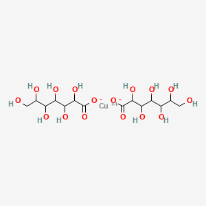 copper;2,3,4,5,6,7-hexahydroxyheptanoate