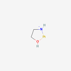 molecular formula C2H6NOPt- B13775898 Platinum, [2-(amino-kappaN)ethanolato(2-)-kappaO]- CAS No. 68133-59-5