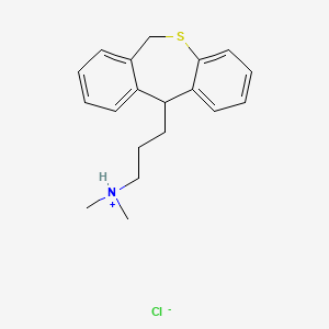 3-(6,11-dihydrobenzo[c][1]benzothiepin-11-yl)propyl-dimethylazanium;chloride