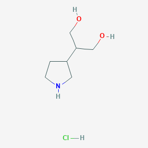 2-(Pyrrolidin-3-yl)propane-1,3-diol hydrochloride