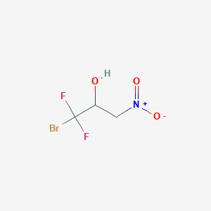 molecular formula C3H4BrF2NO3 B1377598 1-Bromo-1,1-difluoro-3-nitropropan-2-ol CAS No. 1384427-94-4