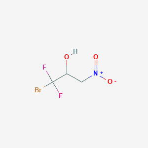 molecular formula C3H4BrF2NO3 B1377598 1-溴-1,1-二氟-3-硝基丙烷-2-醇 CAS No. 1384427-94-4