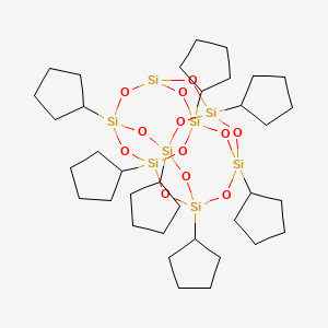 molecular formula C35H63O12Si8 B13776024 CID 78376611 