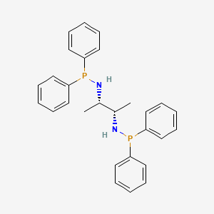 molecular formula C28H30N2P2 B13776042 (2S,3S)-(-)-Bis[(diphenylphosphino)amino]butane 