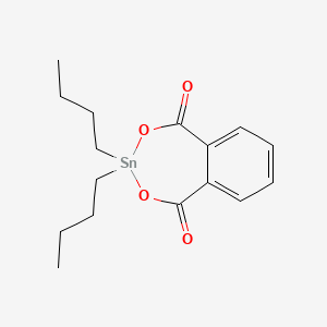 molecular formula C16H22O4Sn B13776048 3,3-Dibutyl-2,4,3-benzodioxastannepin-1,5-dione CAS No. 6688-50-2