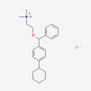 2-(p-Cyclohexyldiphenylmethoxy)-N,N-dimethylethylamine hydrochloride