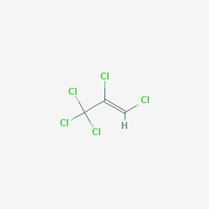 molecular formula C3HCl5 B13776110 1,1,2,2,3,3-Pentachloropropane 