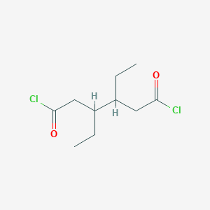 molecular formula C10H16Cl2O2 B13776140 Hexanedioyl dichloride, diethyl- CAS No. 68171-35-7