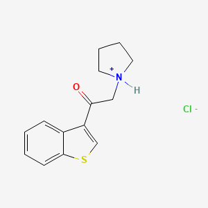 Benzo(b)thien-3-yl pyrrolidinomethyl ketone hydrochloride