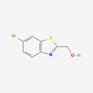 molecular formula C8H6BrNOS B1377615 (6-Bromo-1,3-benzothiazol-2-yl)methanol CAS No. 1188233-15-9