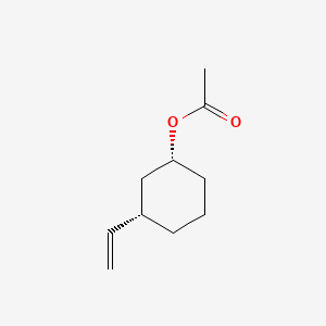 molecular formula C10H16O2 B13776169 cis-3-Vinylcyclohexyl acetate CAS No. 94386-63-7