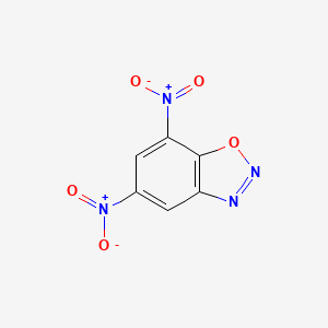 molecular formula C6H2N4O5 B13776176 5,7-Dinitro-1,2,3-benzoxadiazole CAS No. 87-31-0