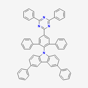 9-[4-(4,6-diphenyl-1,3,5-triazin-2-yl)-2,6-diphenylphenyl]-3,6-diphenylcarbazole