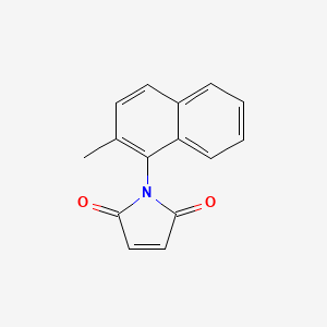 molecular formula C15H11NO2 B13776185 N-(2-Methyl-1-naphthyl)maleimide CAS No. 70017-56-0