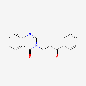 4(3H)-Quinazolinone, 3-(3-oxo-3-phenylpropyl)-