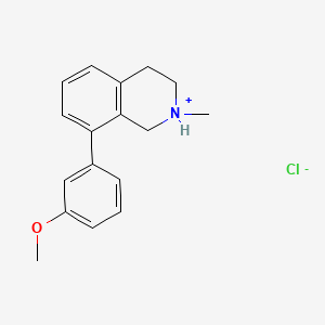 1,2,3,4-Tetrahydro-8-(m-methoxyphenyl)-2-methylisoquinoline hydrochloride